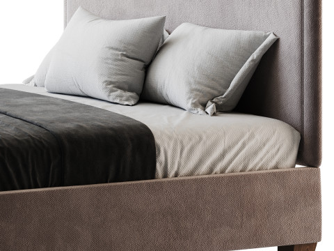 Double bed Guss P Model 3D