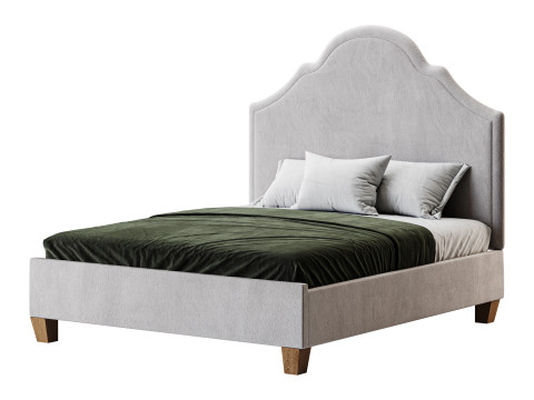 Double bed Guss P Model 3D