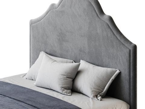 Double bed Guss P Model 3D
