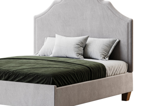 Double bed Guss P Model 3D
