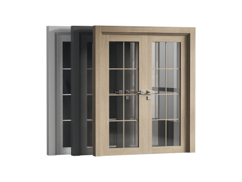 Double doors Belldinni Modern Interior Door 3D Модель