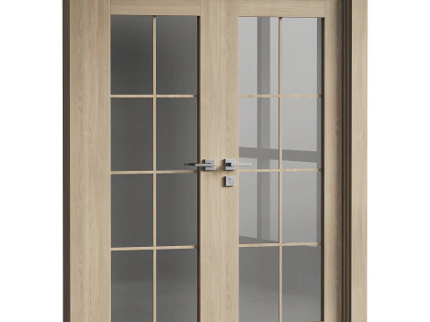 Double doors Belldinni Modern Interior Door 3D Model