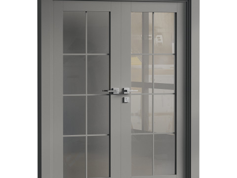 Double doors Belldinni Modern Interior Door Modelo 3D