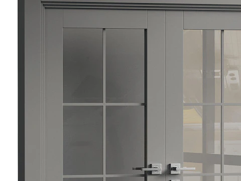 Double doors Belldinni Modern Interior Door 3D Model