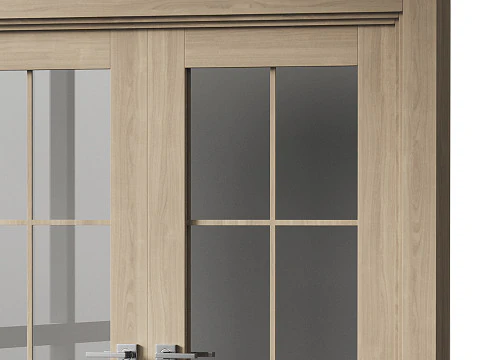 Double doors Belldinni Modern Interior Door 3D Model