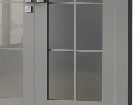Double doors Belldinni Modern Interior Door 3D Model