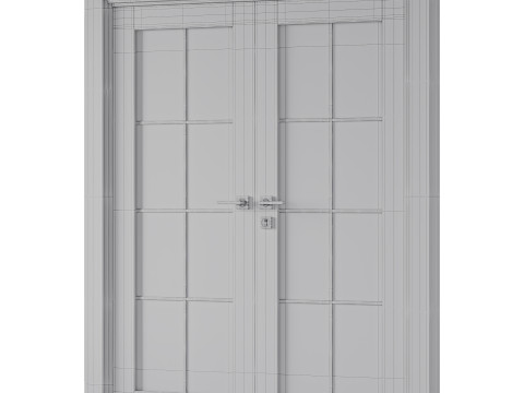 Double doors Belldinni Modern Interior Door Modelo 3D