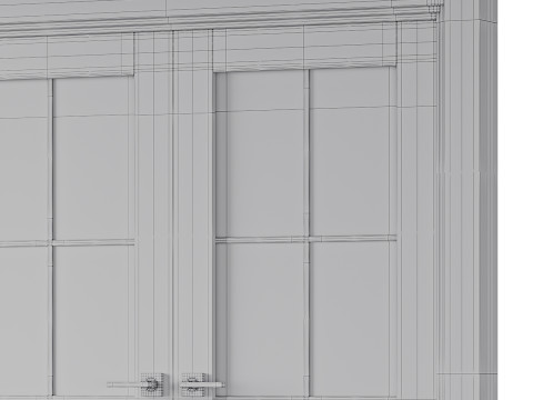 Double doors Belldinni Modern Interior Door Modelo 3D