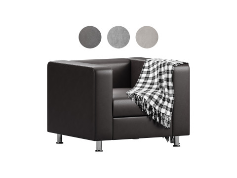 Erwins armchair leather 3D Model