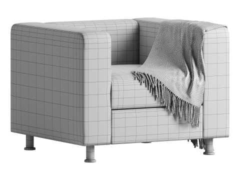 Erwins armchair leather Model 3D