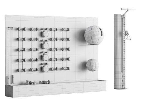 Gym equipment 01 Modelo 3D