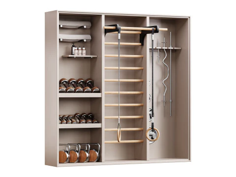 健身器材03 3D 模型