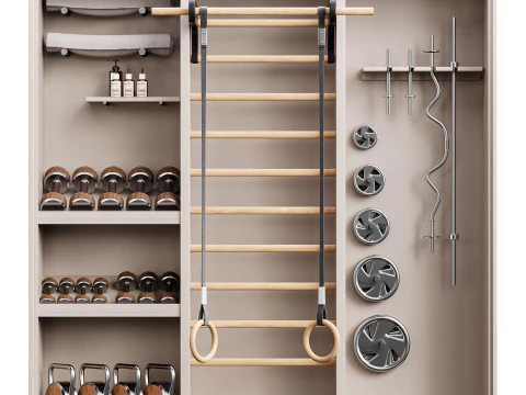 Gym equipment 03 3D Model
