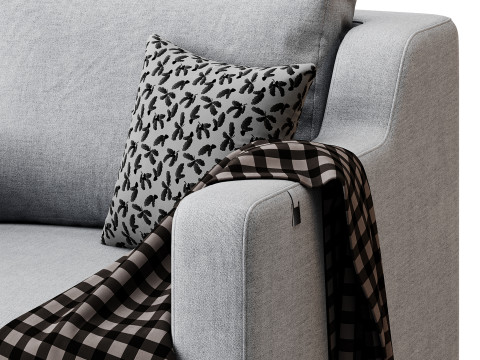 Halle armchair L by Delavega 3D Model