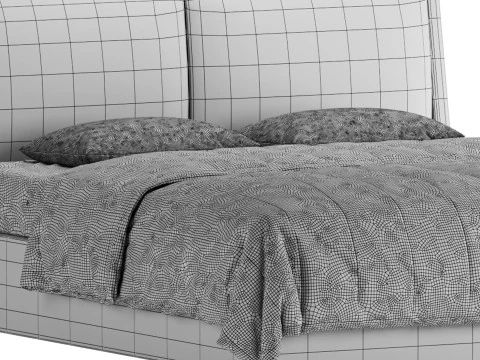 Estrutura de cama otomana Imogen Modelo 3D