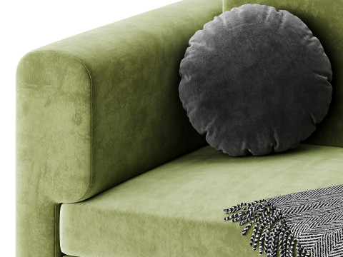InMar Velvet Smoking Chair 3D Model