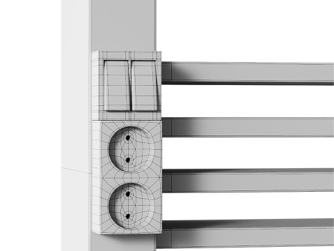 Modern gazebo with summer kitchen 1 Modelo 3D