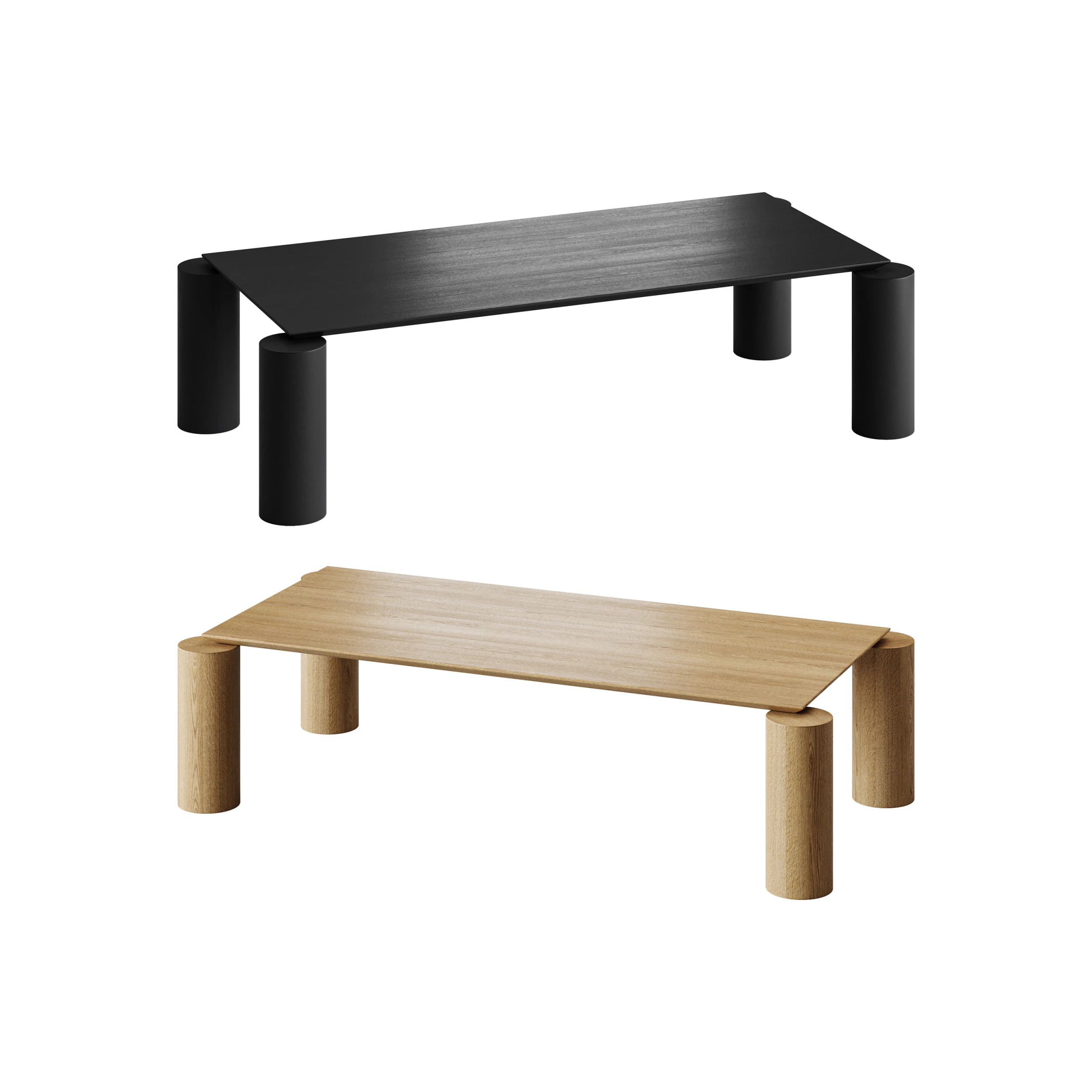 Modern coffee table 3 3D Model .c4d .max .obj .3ds .fbx .stl .blend 