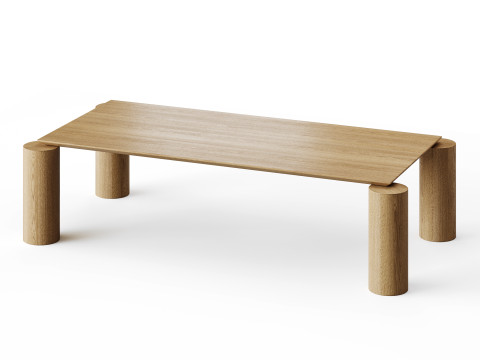 Modern coffee table 3 3D मॉडल
