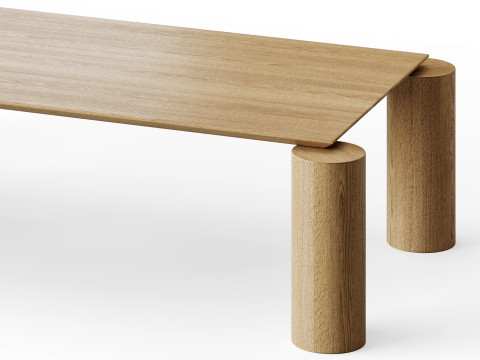 Modern coffee table 3 3D मॉडल
