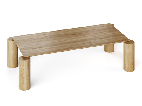 Modern coffee table 3 3D मॉडल