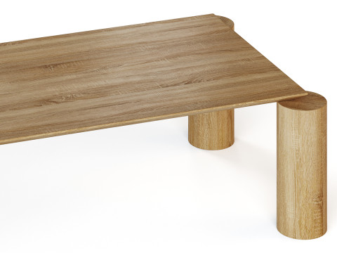 Modern coffee table 3 3D मॉडल