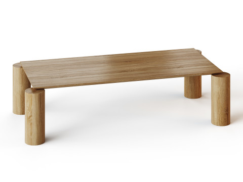 Modern coffee table 3 3D मॉडल