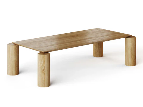 Modern coffee table 3 3D Model