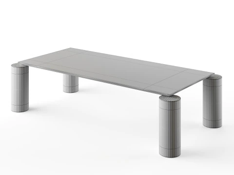 Modern coffee table 3 3D Model