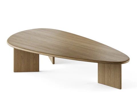 Moderner Couchtisch 3D Modell