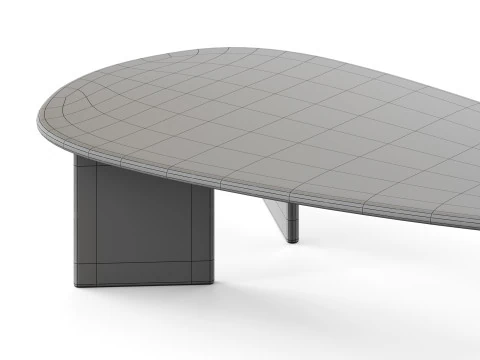 Moderner Couchtisch 3D Modell