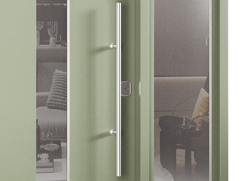 Modern entrance door 05 3D Model
