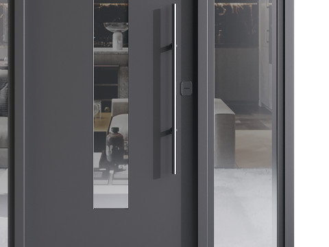 Modern entrance door 05 3D Model