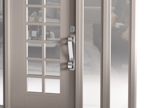 Modern entrance door 006 Modelo 3D
