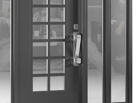 Modern entrance door 006 Modelo 3D