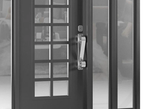 Modern entrance door 006 3D Model
