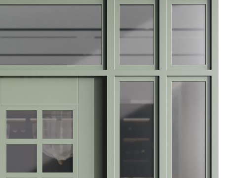 Modern entrance door 006 Modelo 3D