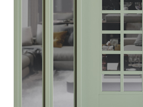 Modern entrance door 006 Modelo 3D