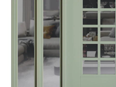 Modern entrance door 006 3D Model