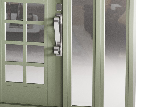 Modern entrance door 006 Modelo 3D