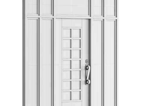 Modern entrance door 006 Modelo 3D