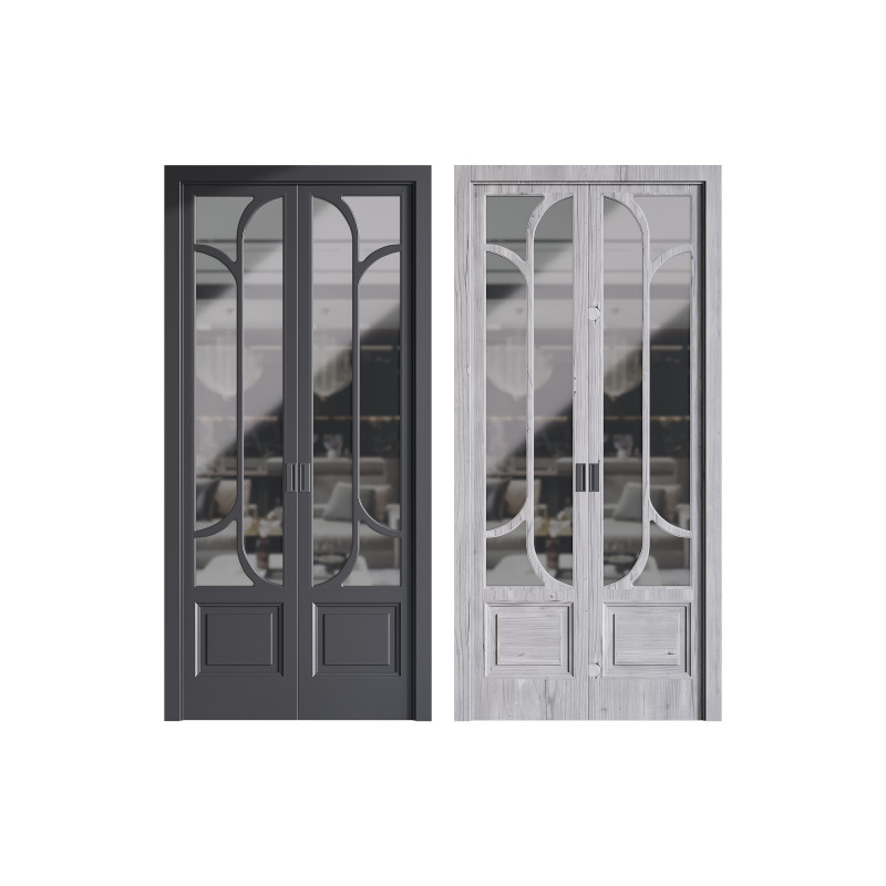 Modern entrance door 07 3D Model .c4d .max .obj .3ds .fbx .stl .blend 