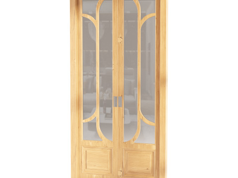 Modern entrance door 07 3D Model