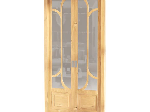 Modern entrance door 07 3D Model