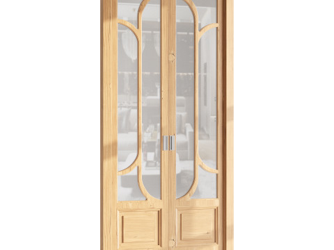 Modern entrance door 07 3D Model