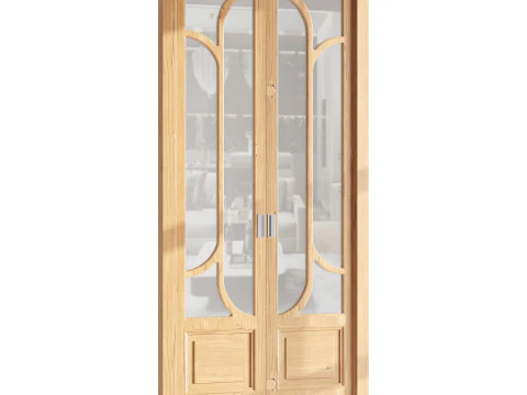 Modern entrance door 07 3D Model