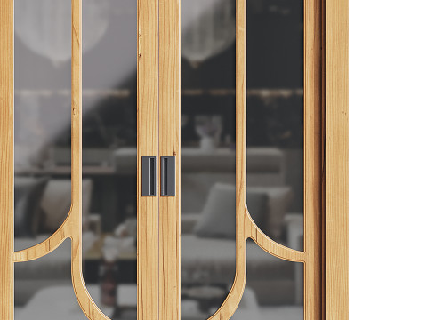Modern entrance door 07 3D Model