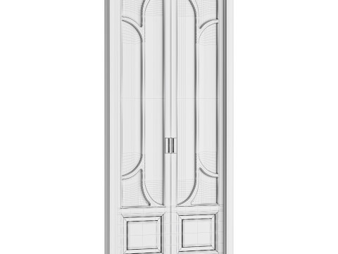 Modern entrance door 07 3D Model