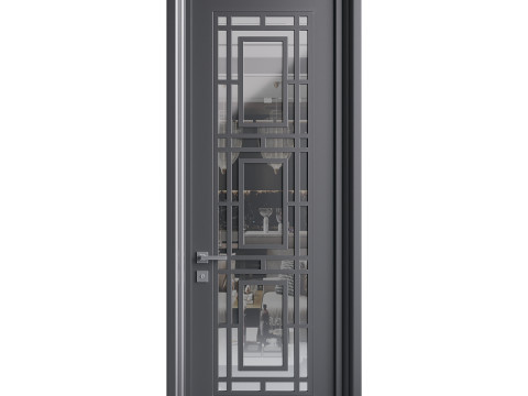 Modern entrance door 11 3D मॉडल