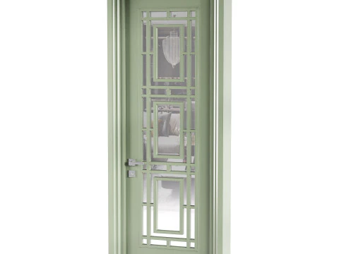 Modern entrance door 11 3D Model